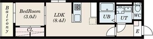 Delica高畑西(デリカタカバタニシ)の物件間取画像